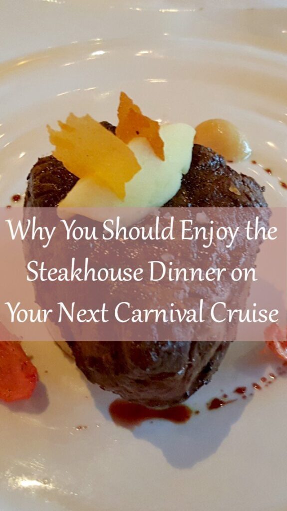 Dissatisfaction with Limitations and Portions in the Carnival Steakhouse