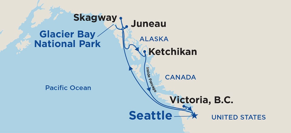 What Are The Paths For Alaska Cruises