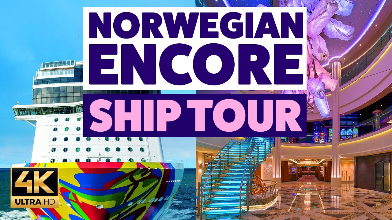 Full Ship Tour of Norwegian Encore in 4k Ultra HD