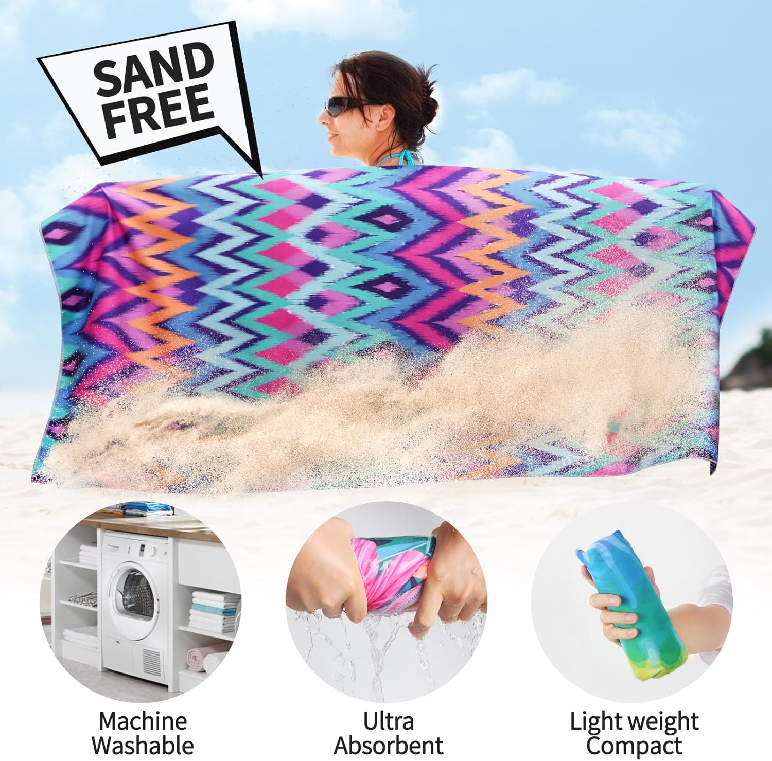 Microfiber Oversized Beach Towel Review Ocean Bliss Journeys