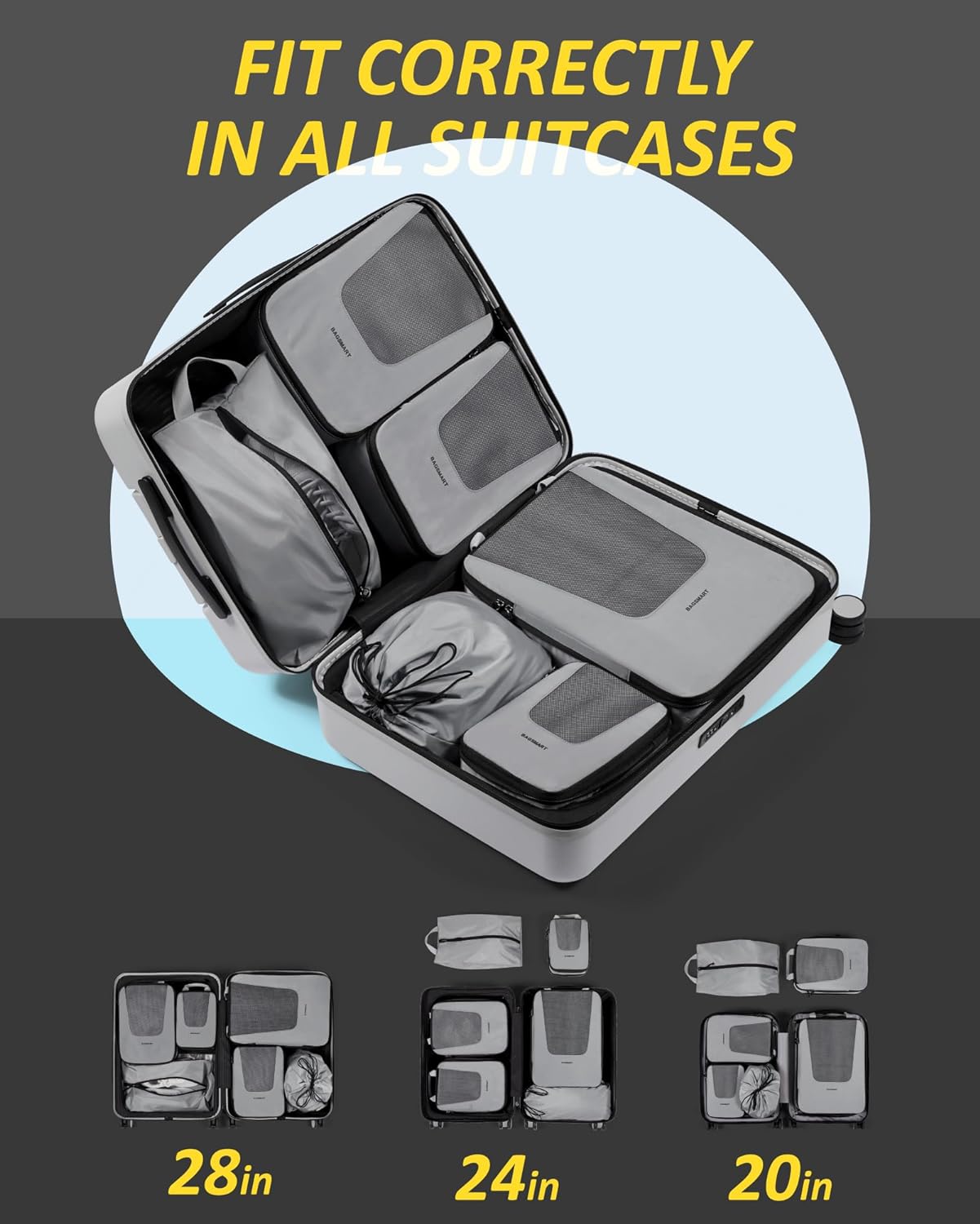 2. Pack Light, Travel Smart: Essential Small Packing Cubes For Organized Journeys