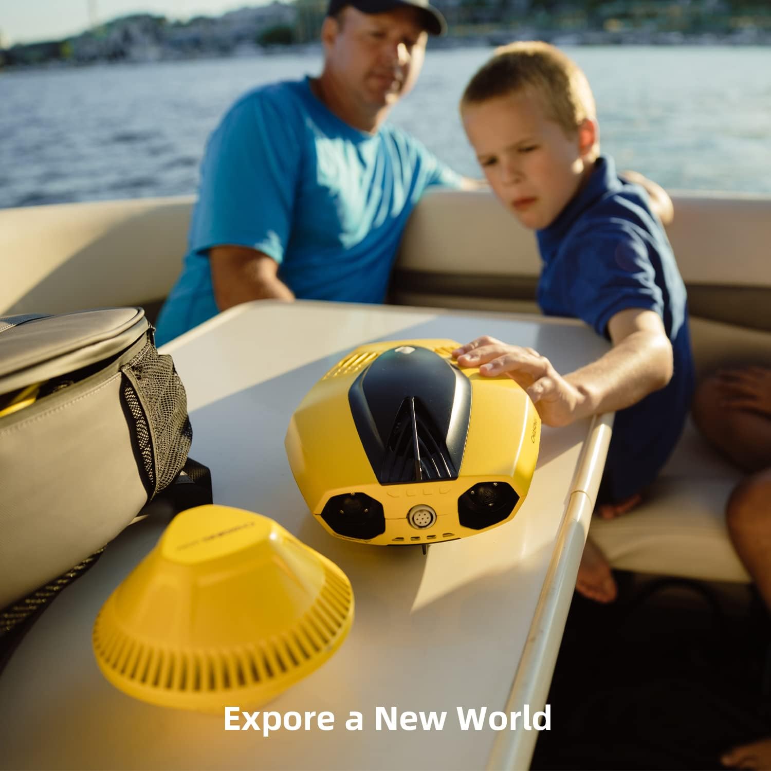 Chasing Dory Underwater Drone Set Smart Camcorders 1080P Full HD Underwater Photography ROV APP Remote Control Real-time Observation with Bluetooth Control, Chasing Backpack