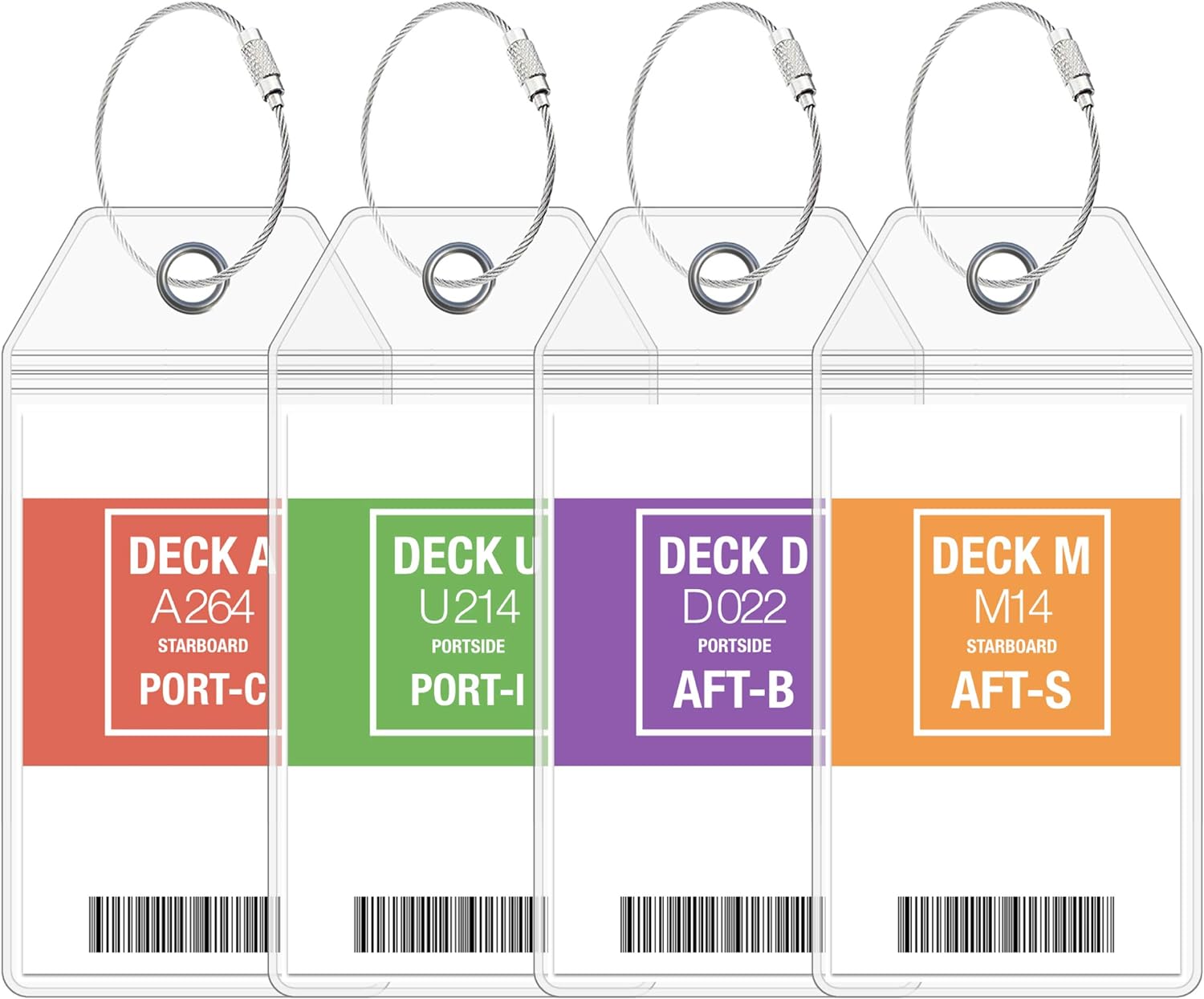 Carnival Luggage Tag Holders by Cruise On [4 Pack] Fits All Carnival Cruise Line Ships  Tags for Cruises in 2024  2025