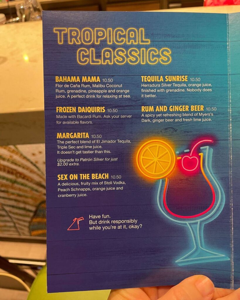 How Old Do You Have To Be To Drink On A Carnival Cruise