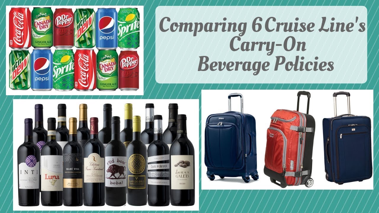 Can You Bring Soda On Carnival Cruise Ship?