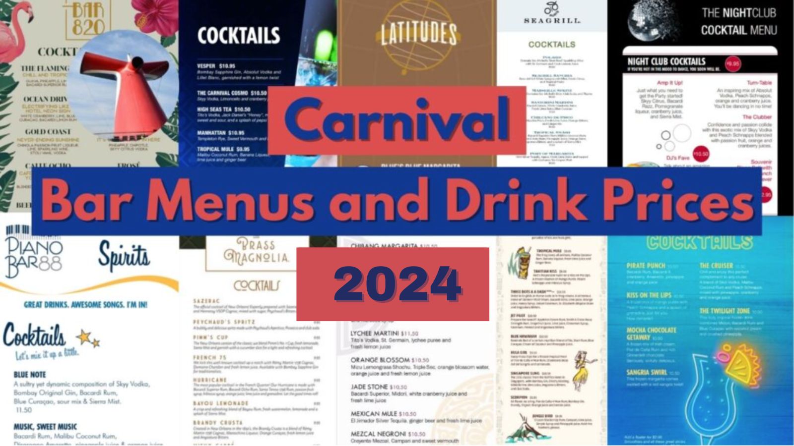 How Much Are Drink Packages On Carnival Cruises