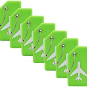 Bright Travel Companions: Our 7 Pack Silicone Luggage Tags