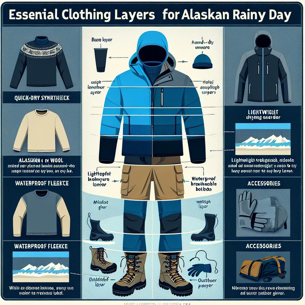 Essential Clothing Layers for Alaskan Rainy Days