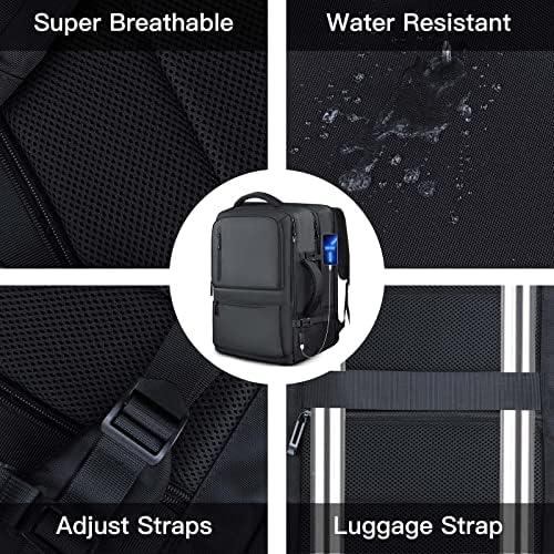 <strong>The Ultimate 50L Travel ‌Backpack: Our Go-To Travel Companion</strong>“></p>
<p>Making the most out of ‌your travel backpack can ⁣truly elevate your ⁢travel experience. First, take advantage​ of the <strong>large luggage storage space</strong> which is perfect⁢ for ⁣carrying everything from clothes⁣ to office supplies. The ⁣expandable nature of the backpack ensures you have the flexibility to pack more if needed. Don’t forget ⁢to use the <strong>elastic mesh ⁤side pockets</strong> ​for‌ your water‍ bottle and umbrella; ‍keeping these items easily accessible is a must⁢ when you’re on the go.</p>
<p>Additionally, the <strong>anti-theft hidden ⁤pocket</strong> on ‍the ⁣back is ‌ideal for ‌storing valuable items⁢ like ‌your phone, wallet, or passport‌ securely. The ⁣backpack’s ​ <strong>breathable back pad</strong> and adjustable ⁢shoulder straps make it extremely comfortable to carry, even during long travels. If‌ you are carrying a laptop,‍ the dedicated <strong>18-inch foam-cushioned compartment</strong> will keep it safe from bumps. Lastly, the‍ <strong>fixed⁣ luggage belt</strong> is invaluable for​ easily‌ securing your backpack onto a rolling⁤ suitcase,⁤ allowing you to effortlessly ​maneuver through⁣ crowded airports or⁢ train stations.</p>
<table class=