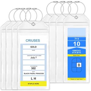 Stylish & Durable: Review of 8-Pc Cruise Luggage Tag Set
