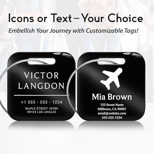 Tag Your Travels: Stylishly Secure with Our Luggage Tags!