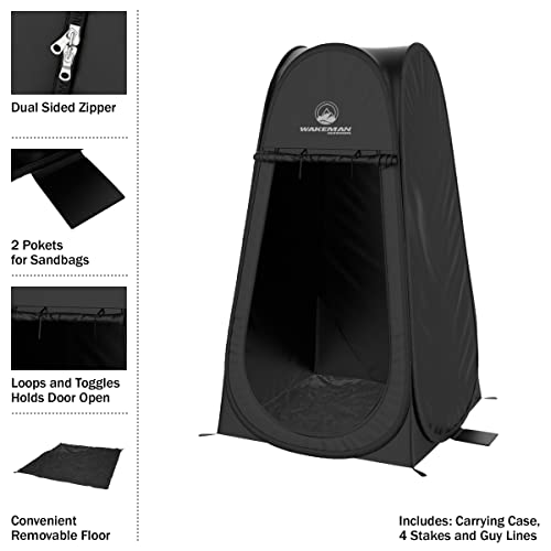 Instant Privacy Pop-Up Tent: Portable Changing Room, Shower & Toilet Stall for Camping - Image 3