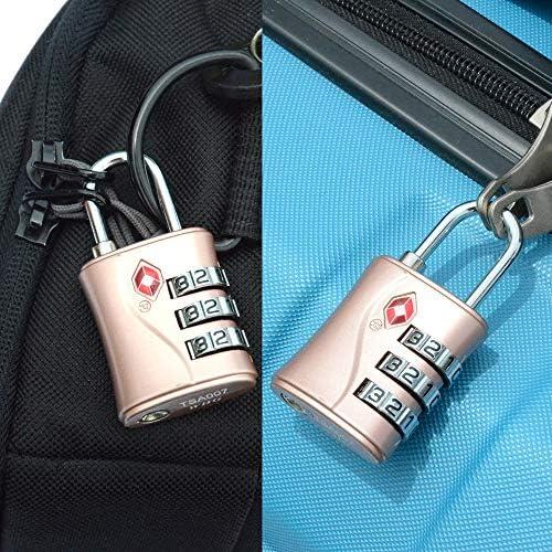 Secure Travels: Our Rose Gold TSA Luggage Locks Review