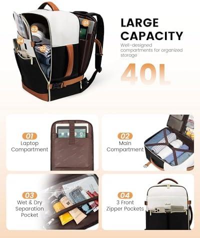 Explore the World with Our LOVEVOOK TSA Travel Backpack