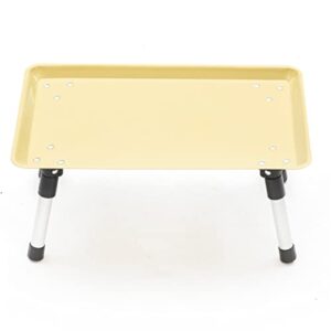 Suuim Camp Table Outdoor Camping Portable Folding Table Travel Light Coffee Table Iron Table Tent Mini Table Multifunctional Home Fishing Gear (Color : YEL, Yellow