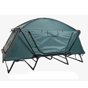 Double Outdoor Camping Tent,Camping Gear, Foldable Aluminum Frame Elevated Sleeping Platform