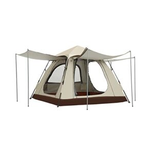 JXUFGYES Outdoor Camping Tent Outdoor Portable Folding Fully Automatic Camping Tent Waterproof Sun Protection Heat Insulation Wind Resistance Outdoor Camping Gear