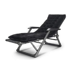 Folding Lounge Chair with Massage Armrests, Adjustable Recliner for Outdoor, Garden, Camping, and Beach, 15 Gear Recline, Lightweight and Portable, Comfortable Camping Lounger