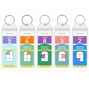 YENGON 5 Pack Cruise Luggage Tags for Royal Caribbean Ships and Celebrity, Clear Tags Cruise Travel Essentials for 2023-2024 (5)