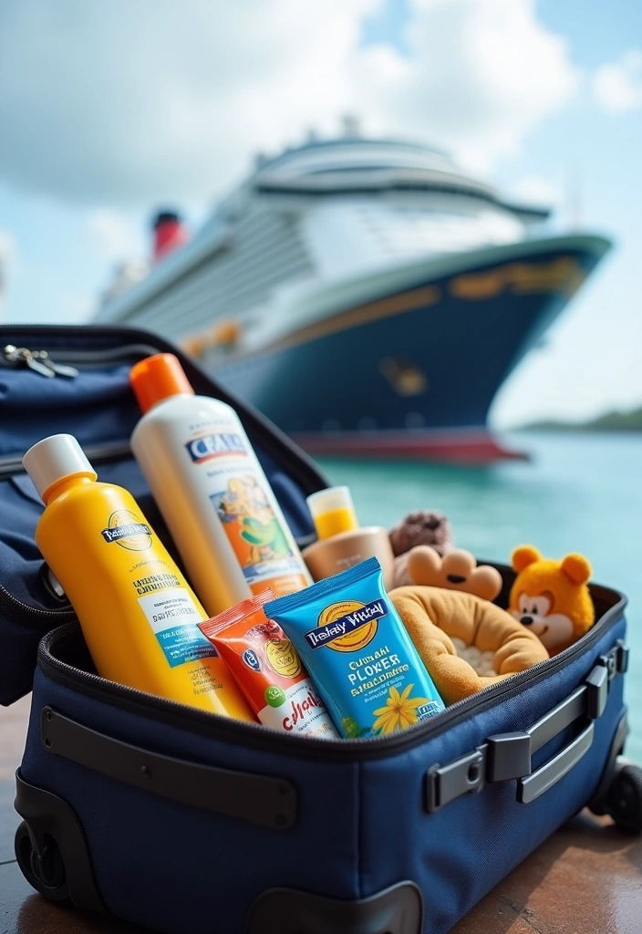 10 Disney Cruise Hacks That Will Save You a Fortune (You Won't Believe #5!) - 7. Pack Smart with DIY Essentials