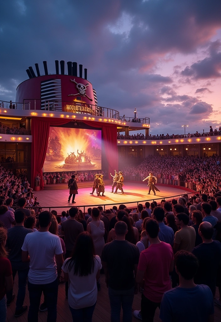 10 Magical Tips for a Disney Cruise Pirate Night Your Family Will Never Forget! - 4. Watch the Spectacular Pirate Show