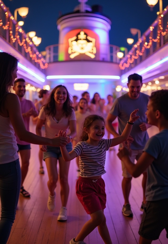 10 Magical Tips for a Disney Cruise Pirate Night Your Family Will Never Forget! - 7. Dance the Night Away