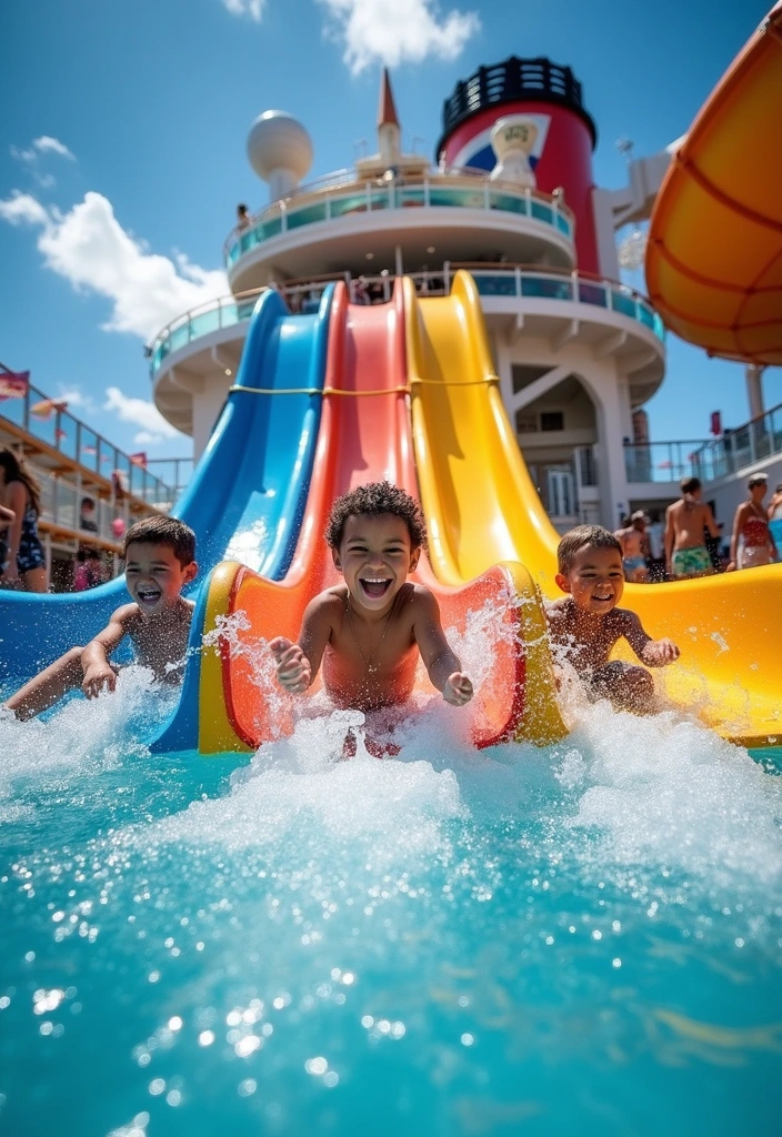 16 Exciting Activities on Carnival Cruises That Will Keep You Entertained! - 1. Thrilling Water Slides