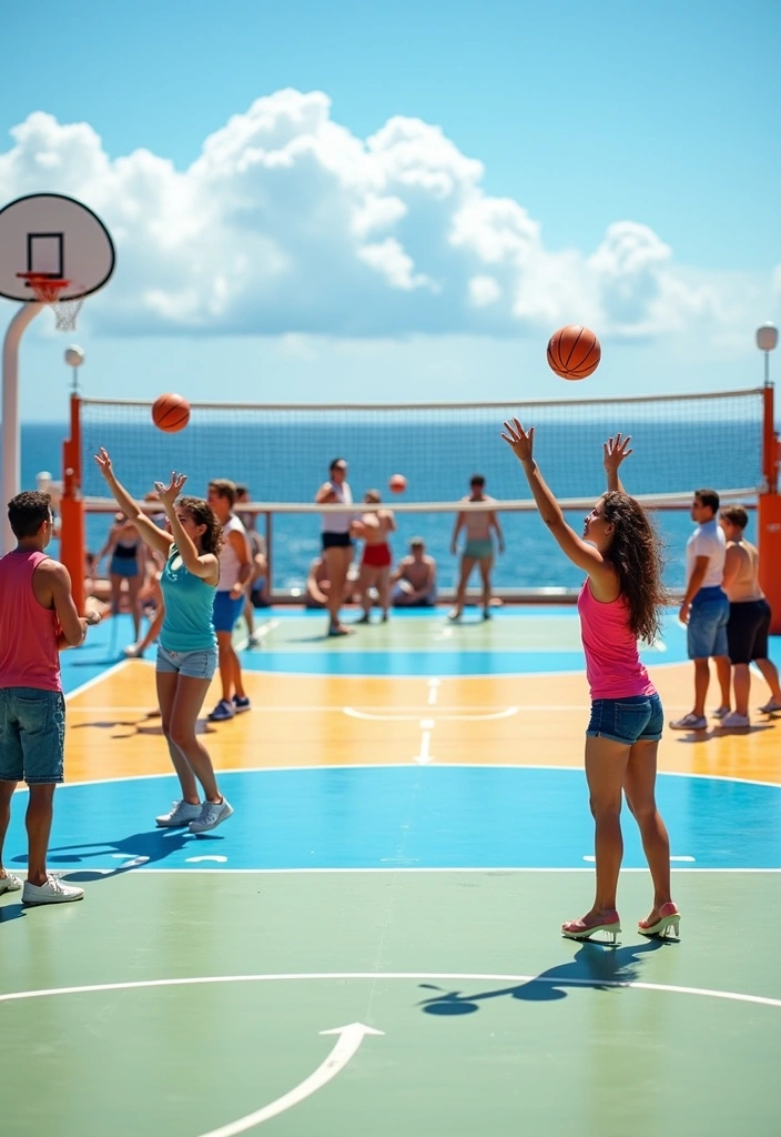 16 Exciting Activities on Carnival Cruises That Will Keep You Entertained! - 13. Outdoor Sports Courts