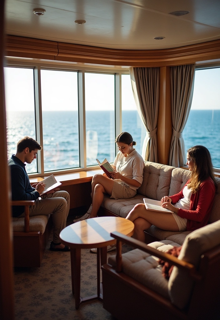 16 Exciting Activities on Carnival Cruises That Will Keep You Entertained! - 15. Relaxing Reading Nooks