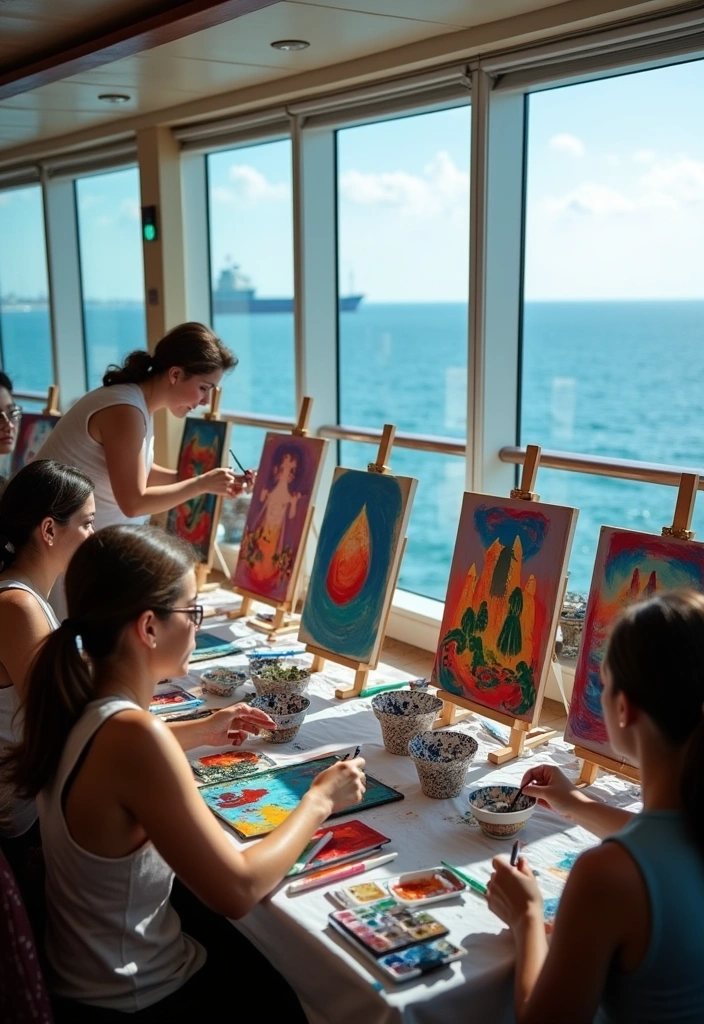 16 Exciting Activities on Carnival Cruises That Will Keep You Entertained! - 9. Art Classes and Workshops