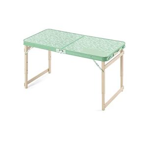 LIZHENGBIN Camp Table Blackdog Outdoor Aluminum Alloy Lifting Folding Table Portable Car Camping Table Picnic Gear Dining Table