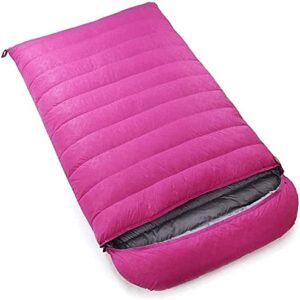 SMSOM Sleeping Bag, Camping Sleeping Bag - Lightweight, Waterproof for Adults & Kids - Camping Gear Equipment, Traveling and Outdoors (Color : Pink)