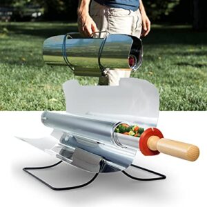 Solar Oven Portable Stove, Sun Cooker Camp Stove, Camping Cookware & Survival Gear, Outdoor Oven & Solar Powered Camping Grill, Off-Grid Camping Stove for Hiking
