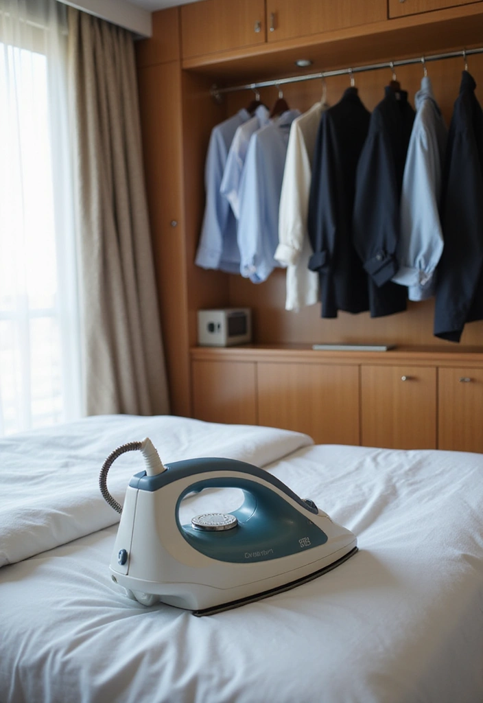 22 Packing Hacks for Celebrity Cruises That Will Change Your Travel Game Forever! (Don't Forget #15!) - 21. Consider Packing a Travel-Sized Iron
