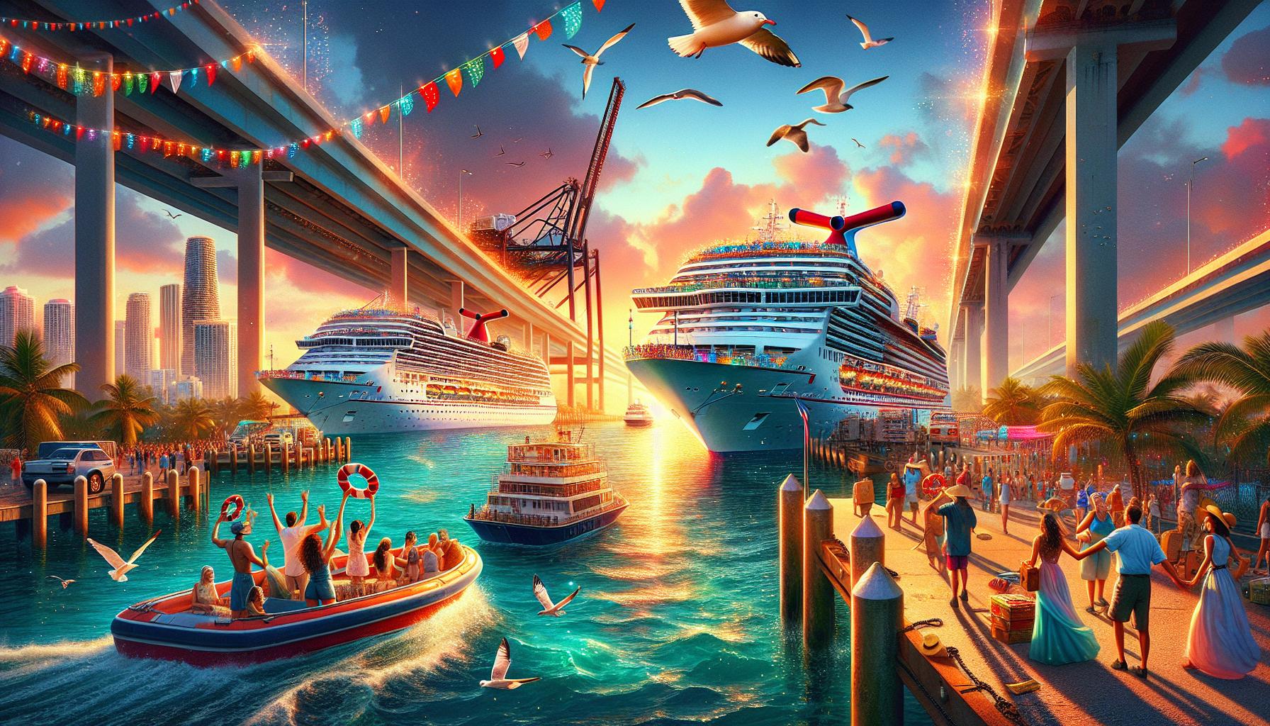carnival cruises‌ leaving ⁤from miami