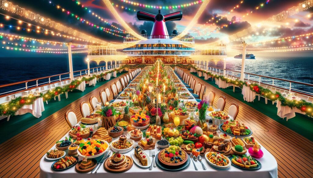 carnival cruises vegan menu