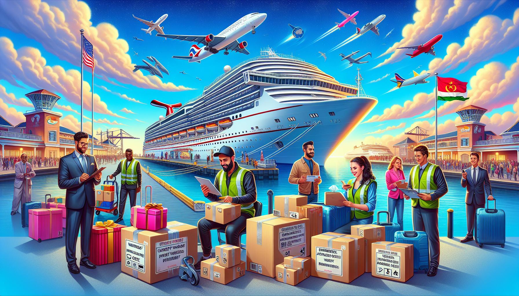 Tips for Sending Documents ‍or⁢ Gifts to Carnival ⁢Cruises