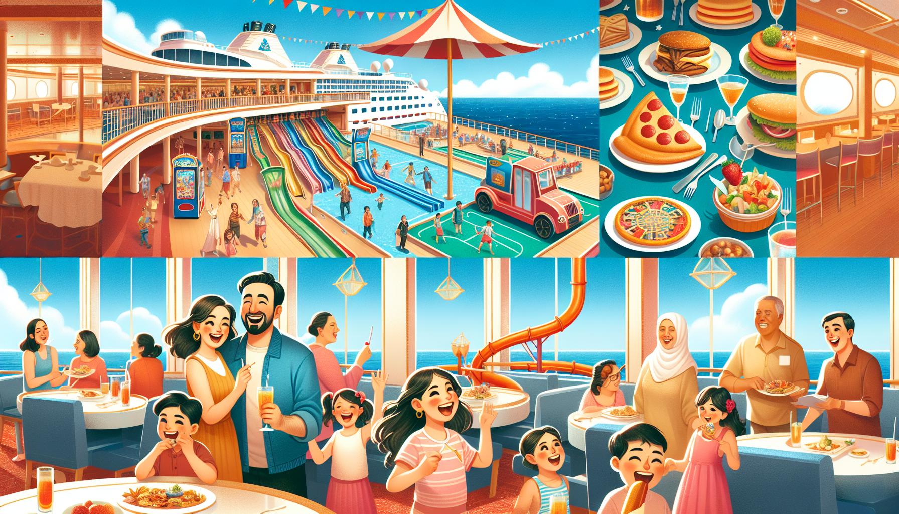 Family-Friendly Activities and Dining options​ on Carnival Cruises