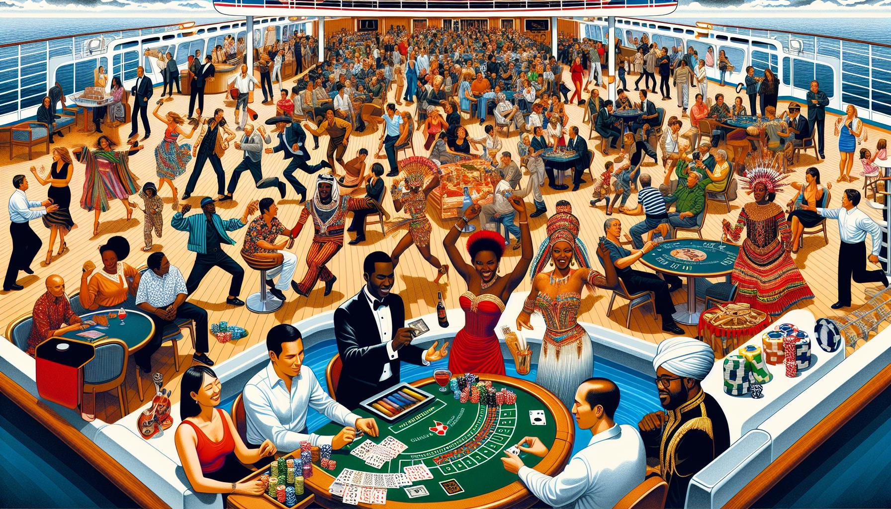 Exploring the Vibrant Onboard Entertainment and Cultural Festivities