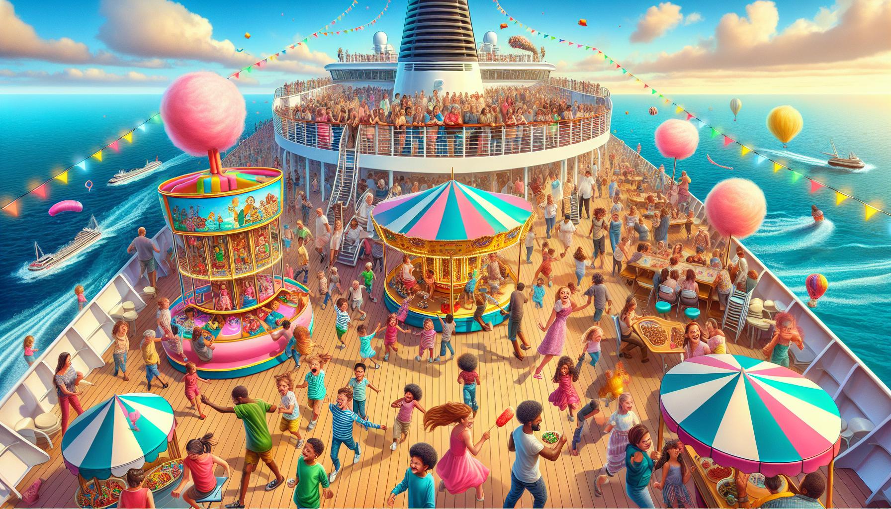 Onboard Experiences⁢ and Family-Friendly Activities on Carnival Ships