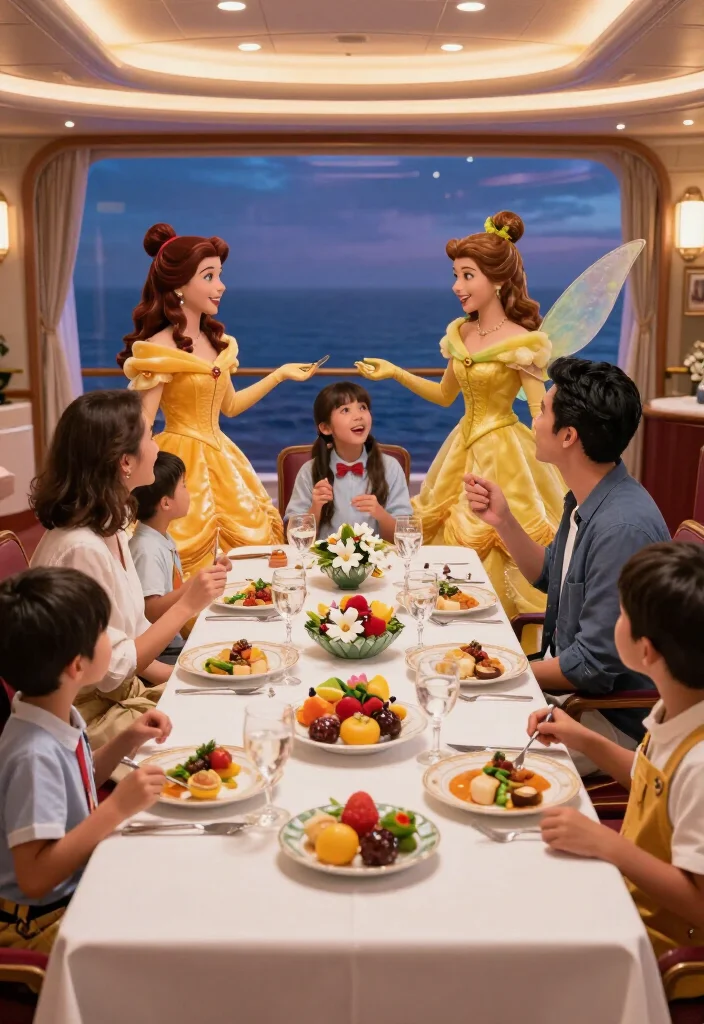 10 Magical Disney Cruise Activities That Will Make Your Family's Trip Unforgettable! - 3. Enchanting Themed Dining Experiences 1